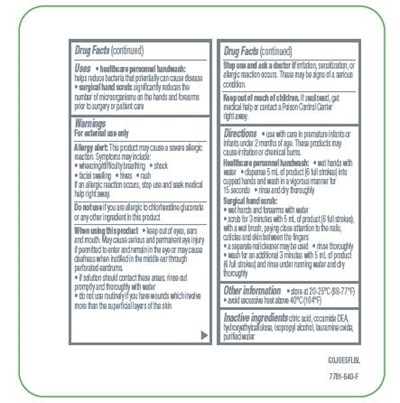 Gojo Es Front Drug Facts (Gojo Es Front Drug Facts)